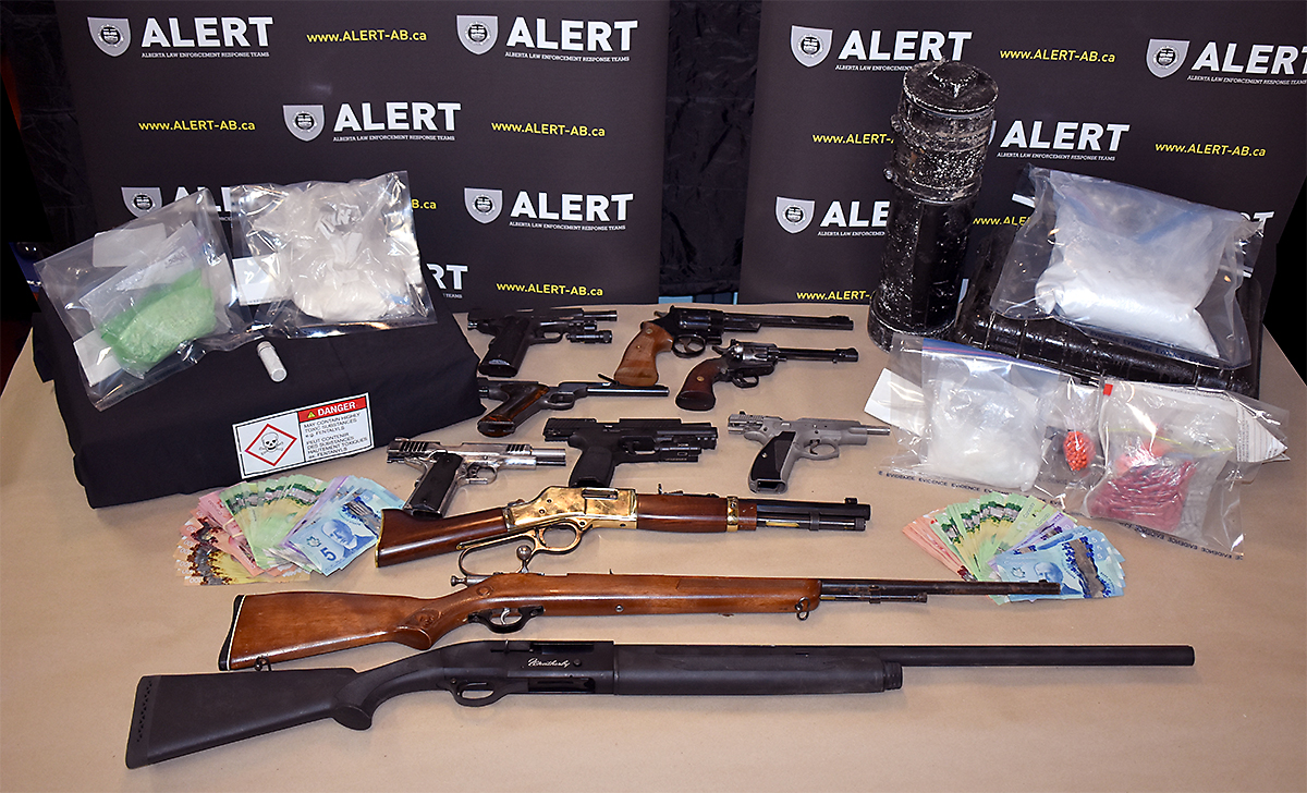 Drugs, Guns, Body Armour Seized in Northern Alberta