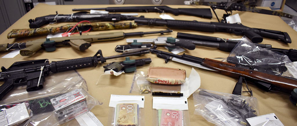 Guns and drugs seized in Red Deer bust