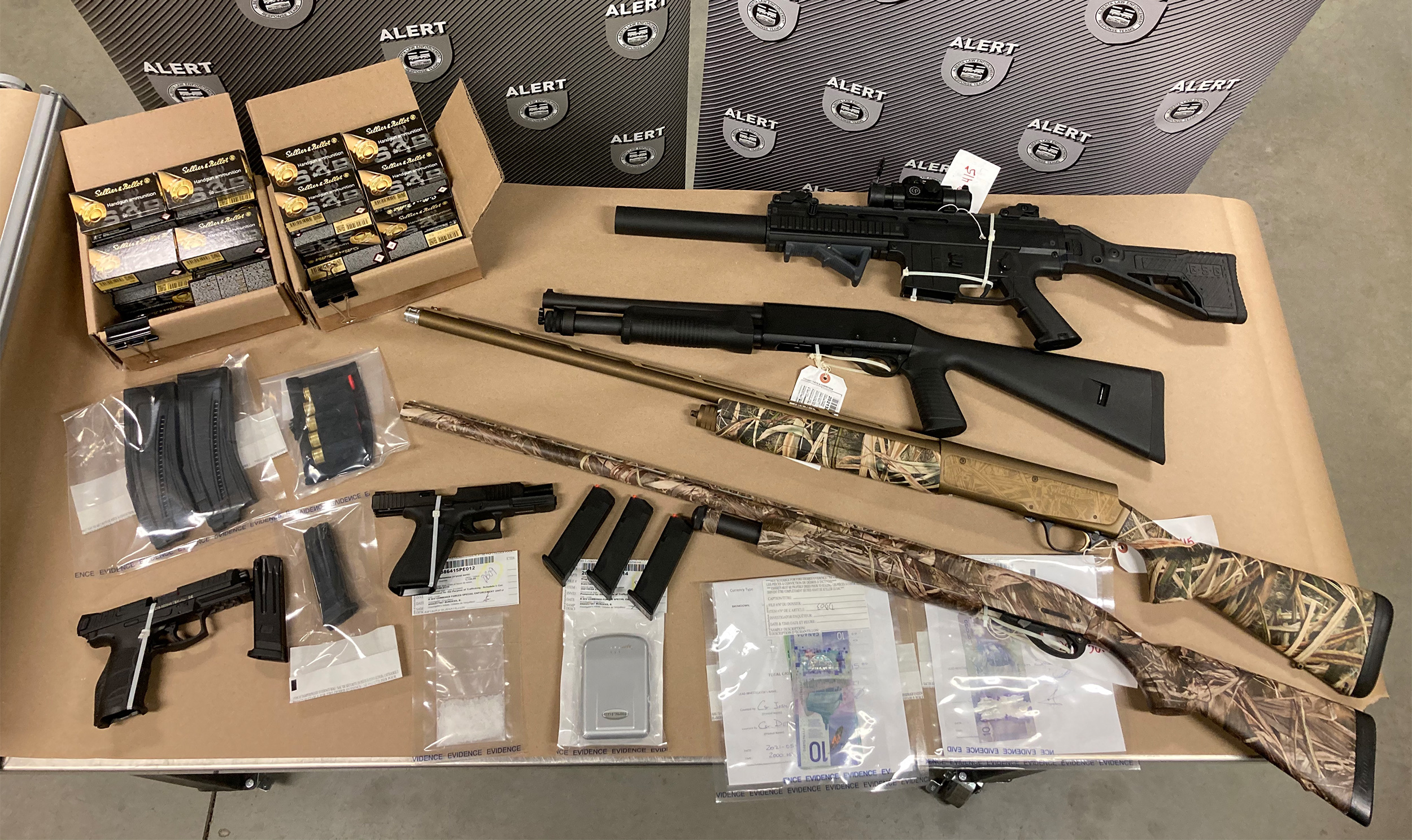 Guns and drugs seized in Lacombe