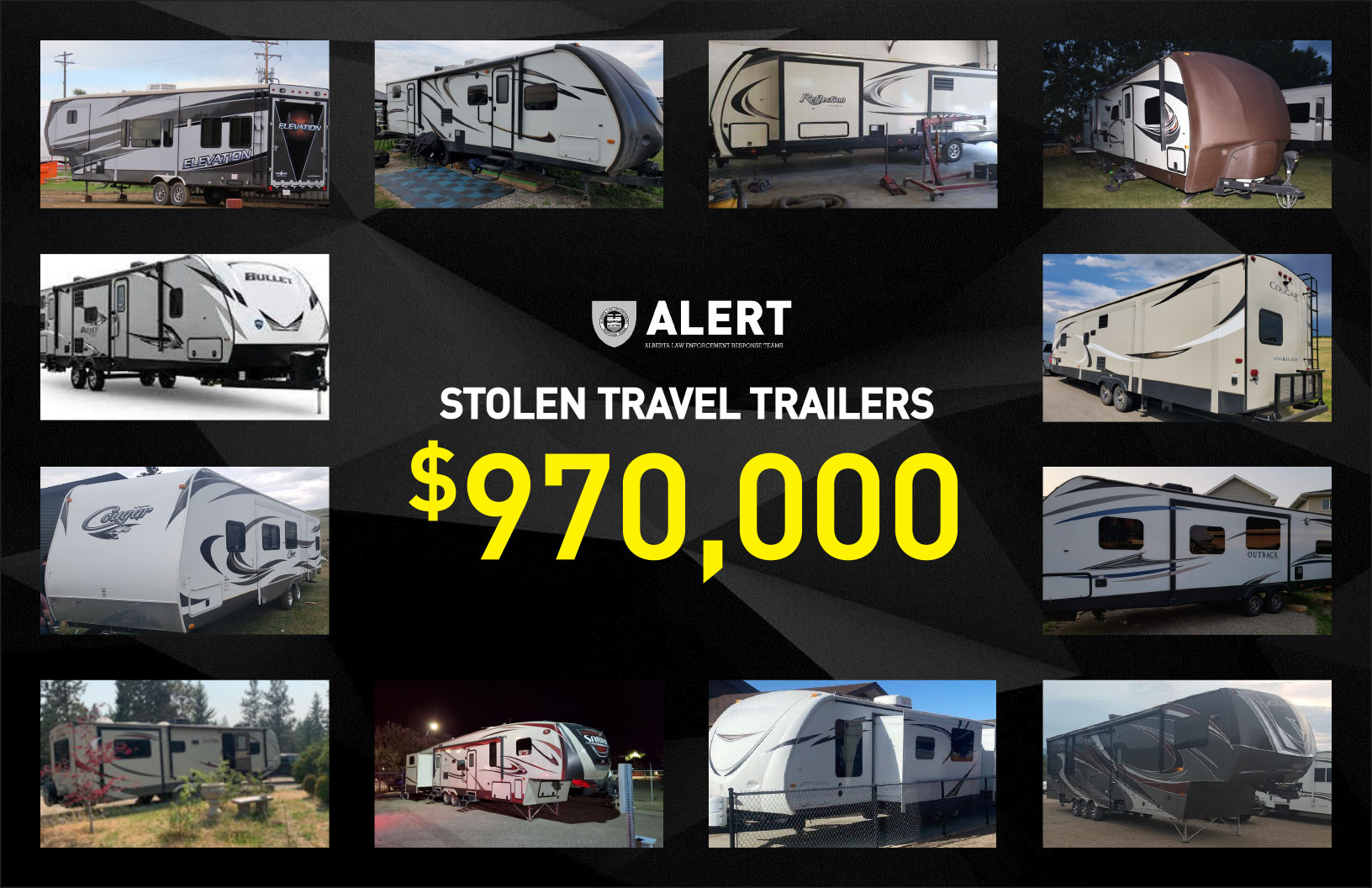 Nearly $1 million in stolen trailers recovered
