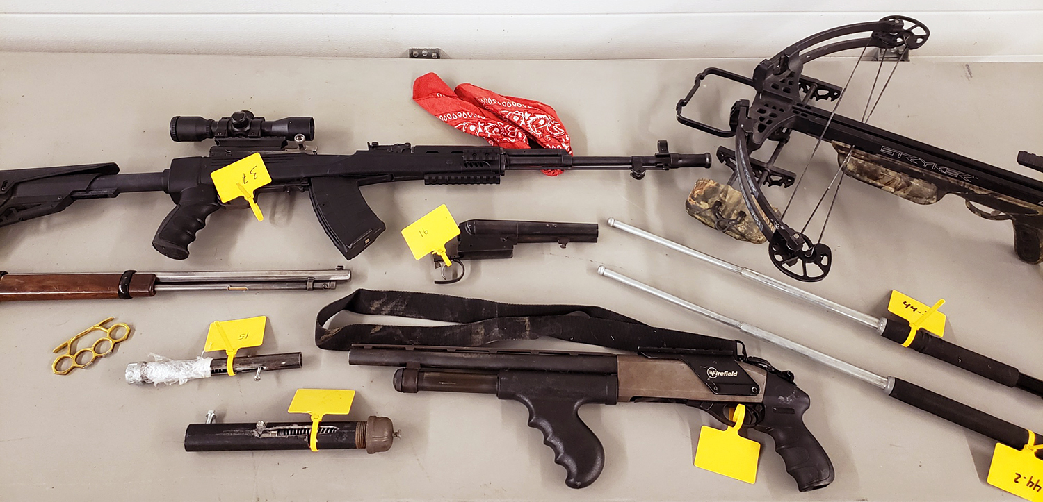 Firearms and Stolen Property Recovered During Coaldale Arrest