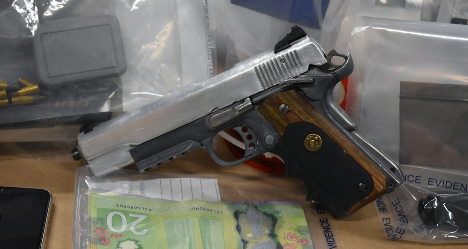 Loaded handgun seized in Red Deer traffic stop￼
