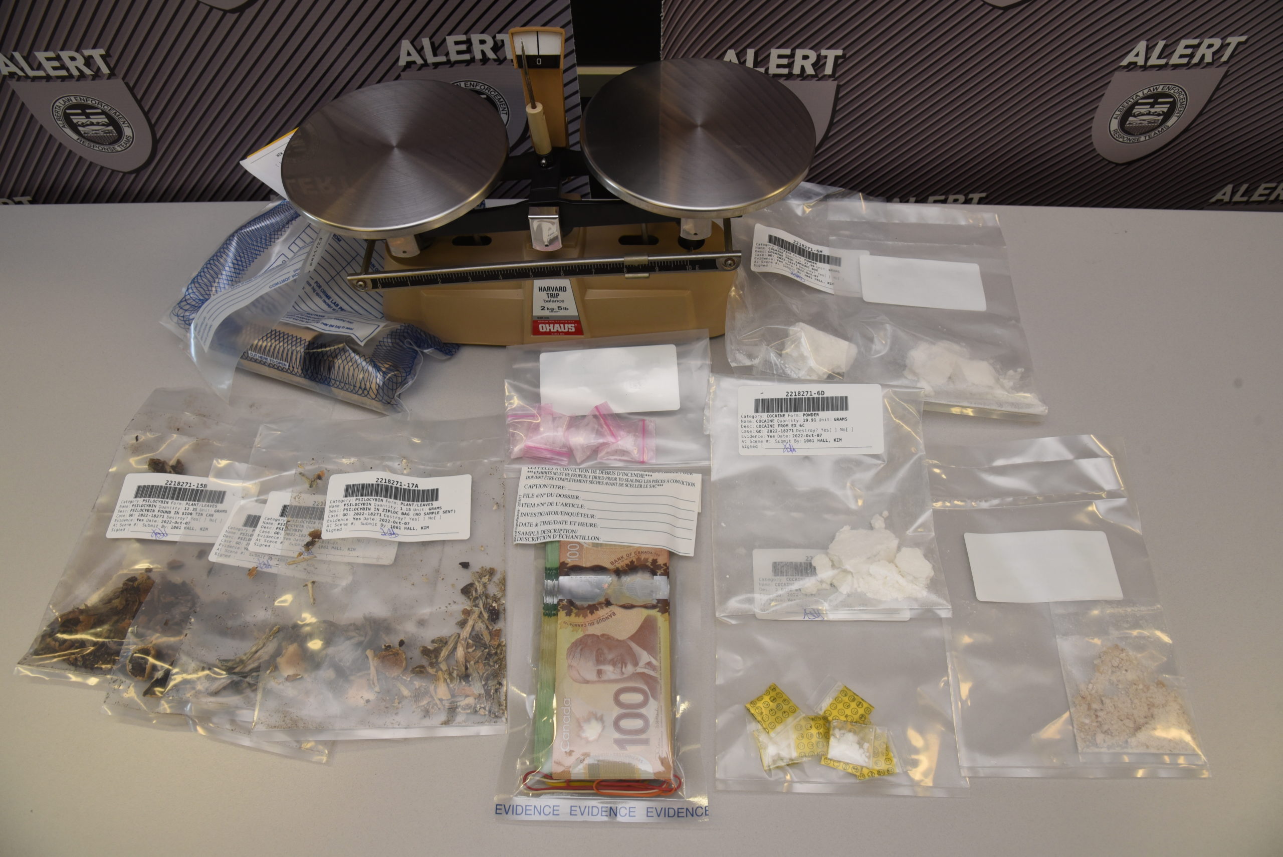 Cocaine, meth seized from Brooks, charges laid