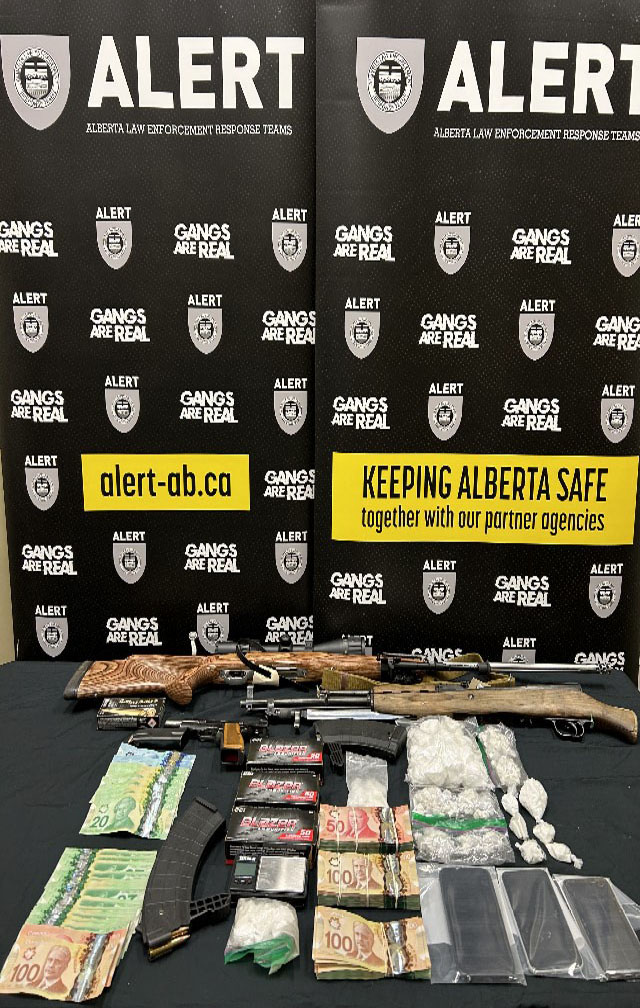 Firearms, drugs, and cash seized in Fort McMurray
